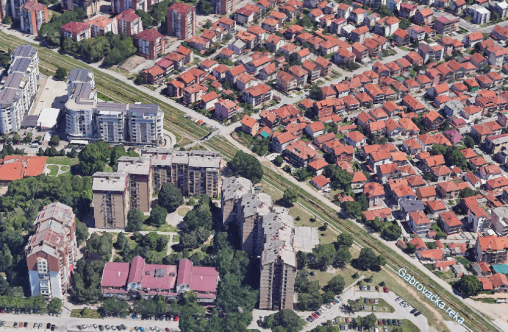 novi most preko Gabrovačke reke Niš