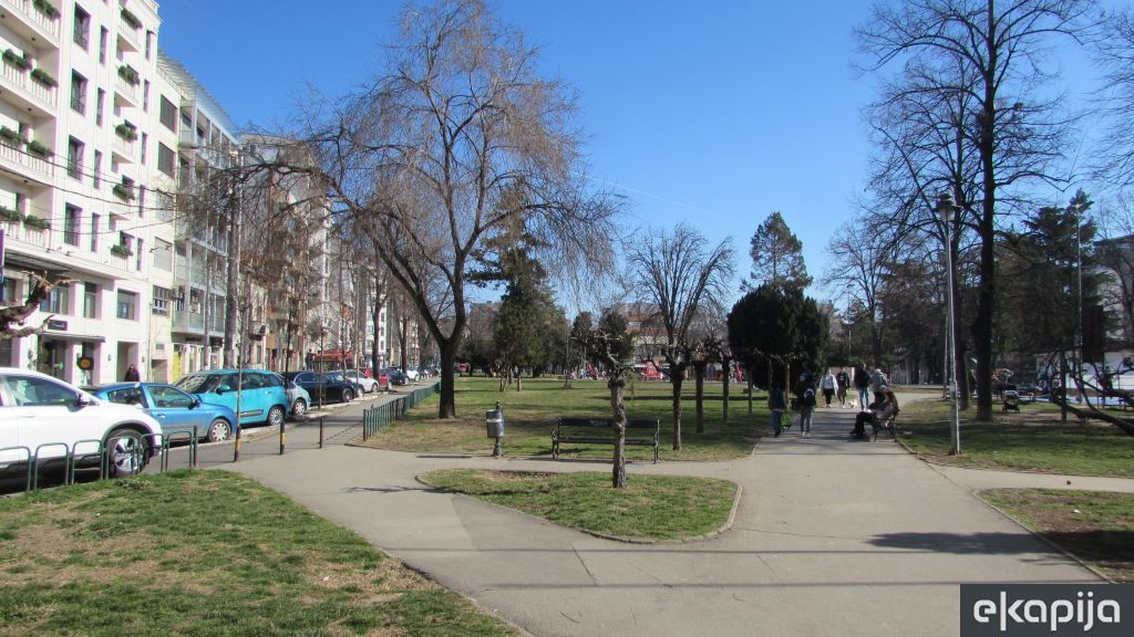 Čuburski park na Vračaru u Beogradu