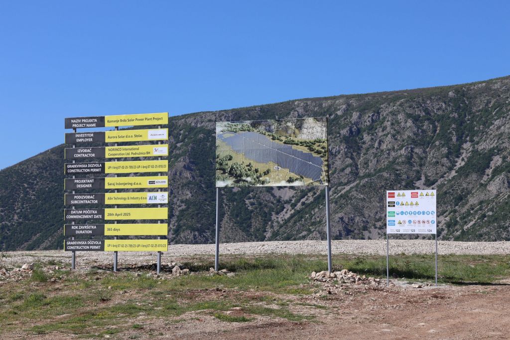 solarna elektrana Komanje Brdo Stolac