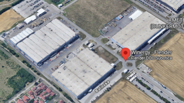 Fabrika vetrogeneratora Flender Subotica