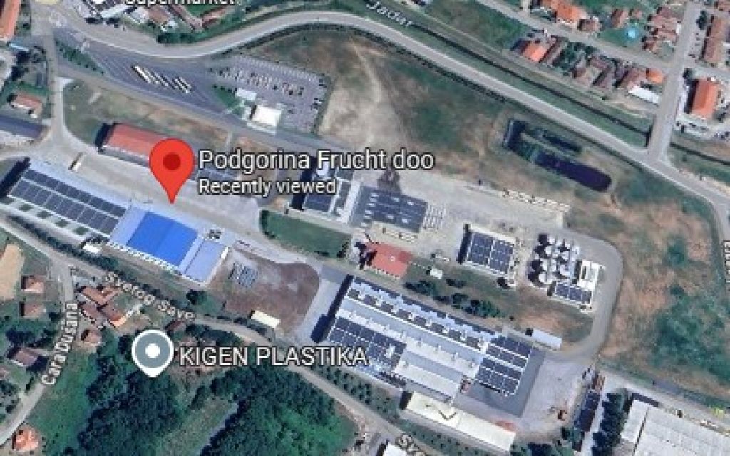 Fabrika za preradu voća Podgorina Frucht Osečina