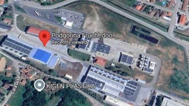 Fabrika za preradu voća Podgorina Frucht Osečina