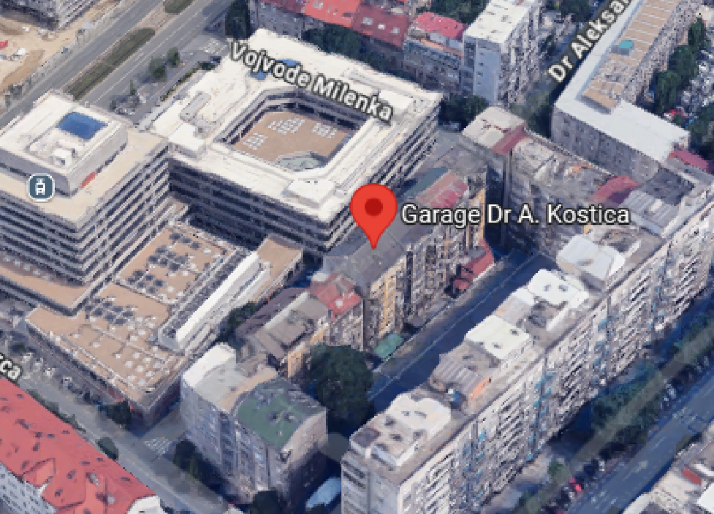 garaža Dr Aleksandra Kostića Beograd