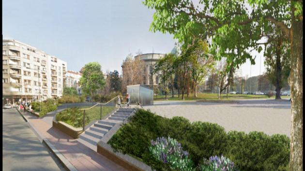Projekat: podzemna garaža Vlajkovićeva Beograd