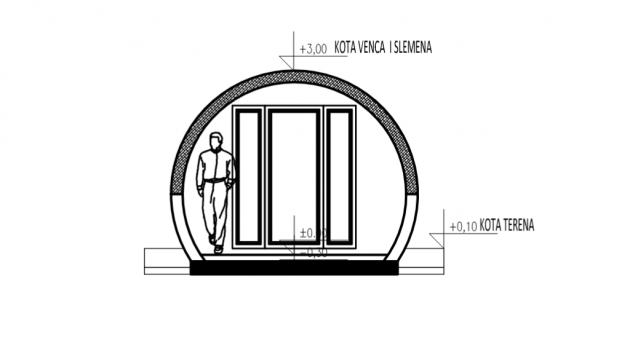 Projekat: Kompleks glamping bungalova Goč
