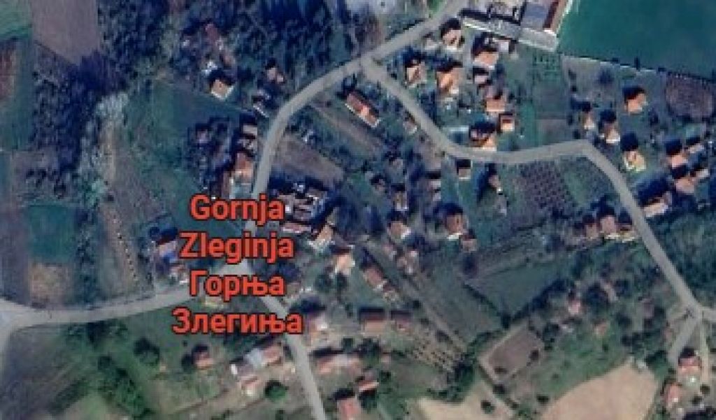 naselje Gornja Zleginja kod Aleksandrovca