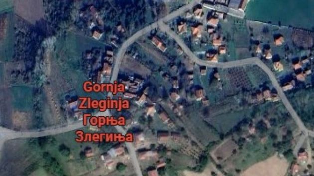 naselje Gornja Zleginja kod Aleksandrovca