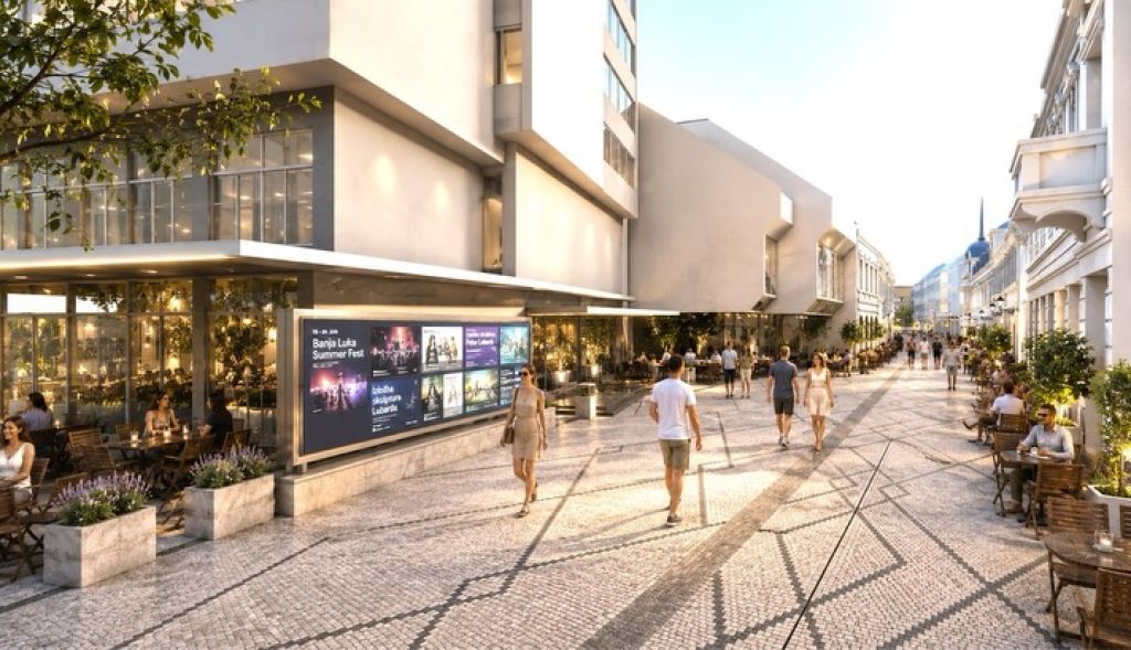 Novi izgled centra Banjaluke