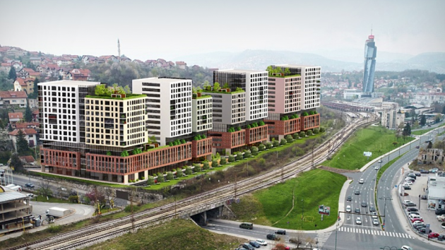 Projekat: stambeni kompleks Green City Pofalići Novo Sarajevo