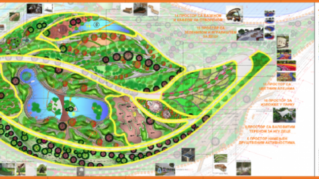 Projekat: park Moravski lisnik Čačak