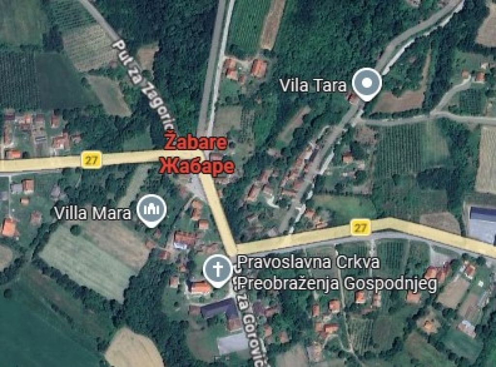naselje Žabare kod Topole