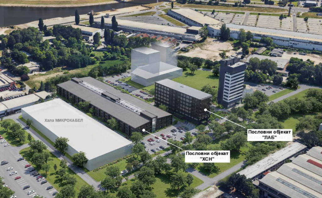 Poslovne zgrade HSN i LAB u kompleksu Novkabel Novi Sad