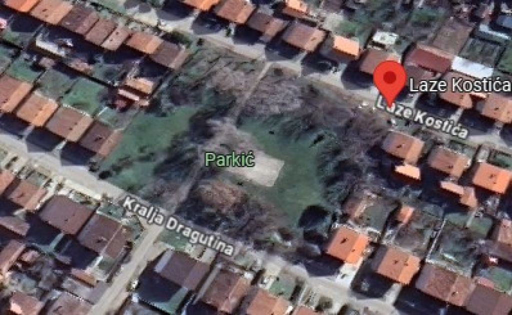 Park u bloku 22 u Inđiji