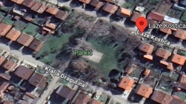 Park u bloku 22 u Inđiji