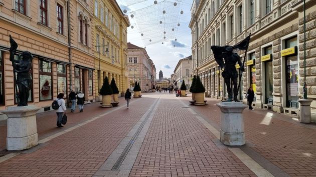 pešačka ulica Karaš Segedin