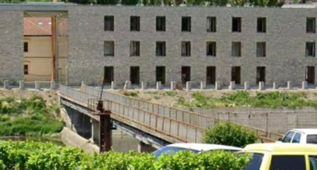 Pješački most kod Andrićgrada u Višegradu