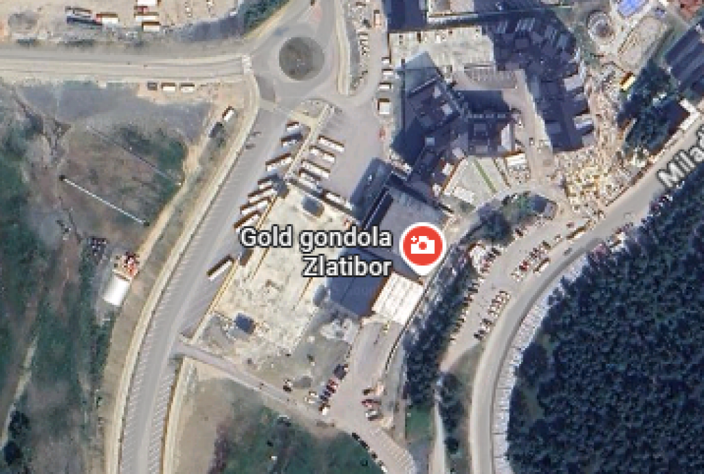 Početna stanica Gold gondole na Zlatiboru