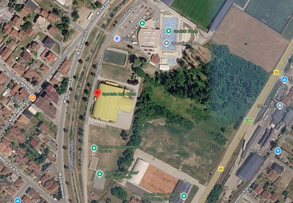 Sportska hala Breza Gornji Milanovac