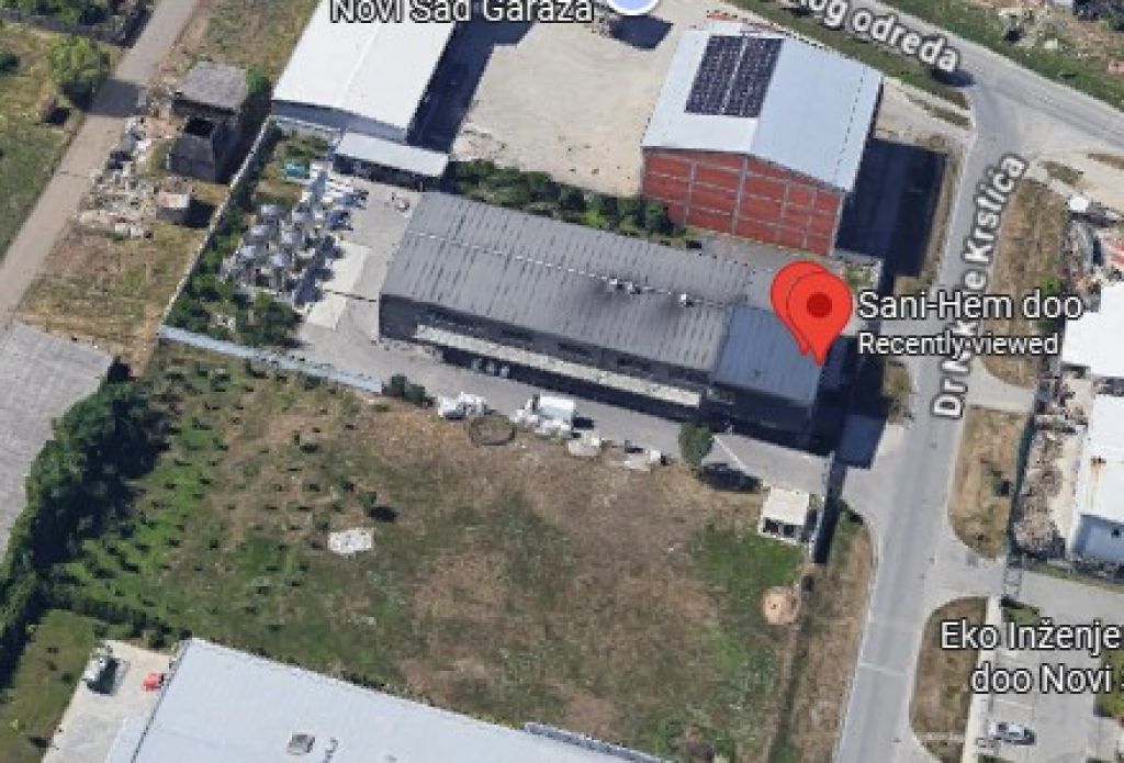 Fabrika sredstava za dezinfekciju i čišćenje Sani Hem Novi Sad