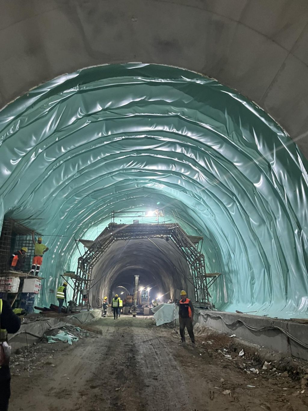 Sjeverno gradilište tunela Hranjen (Foto: JP Autoceste FBiH)