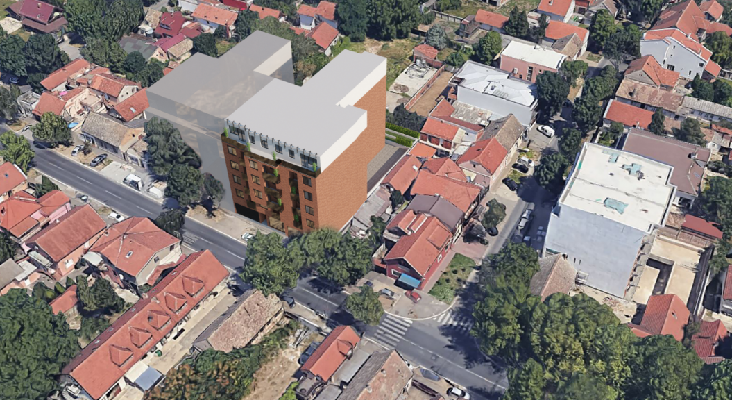 stambeno poslovna zgrada Ugrinovačka 96 Zemun