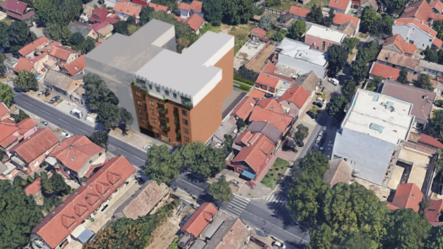 stambeno poslovna zgrada Ugrinovačka 96 Zemun