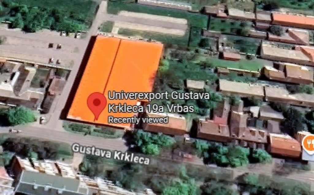 Supermarket Univerexport Gustava Krkleca 19 Vrbas