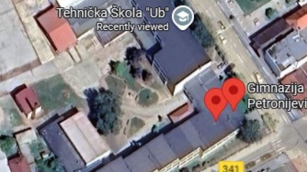Zgrada Tehničke škole i Gimnazije Branislav Petronijević Ub