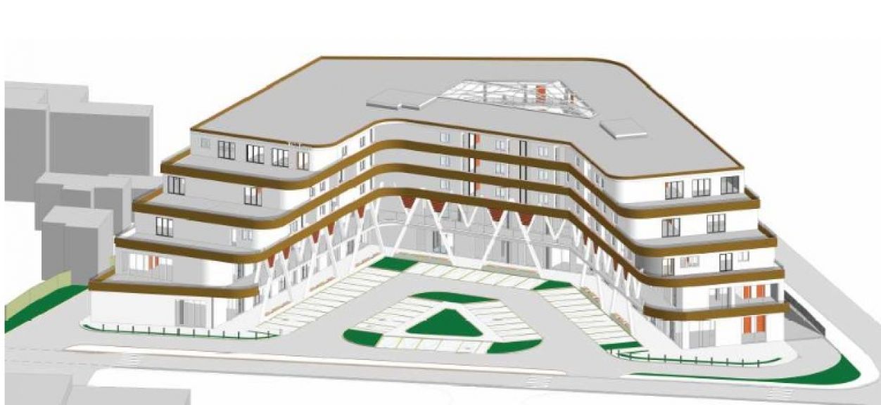Trgovački centar sa apart hotelom Dušana Popovića 33 Kraljevo