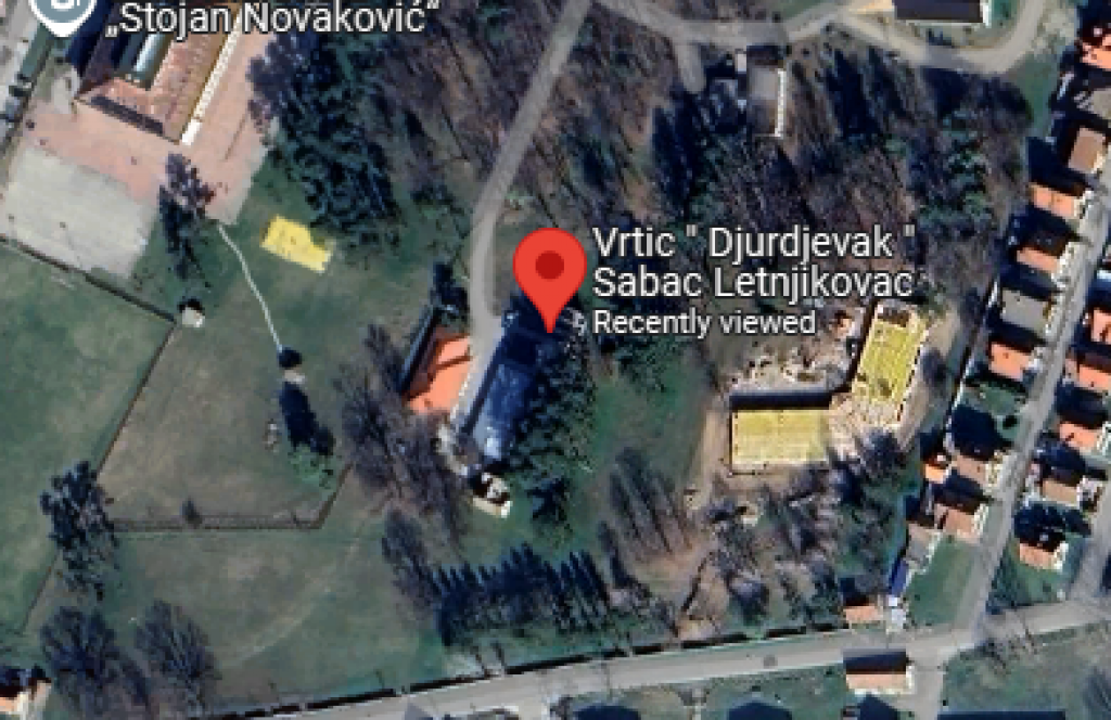 Vrtić Đurđevak Letnjikovac Šabac