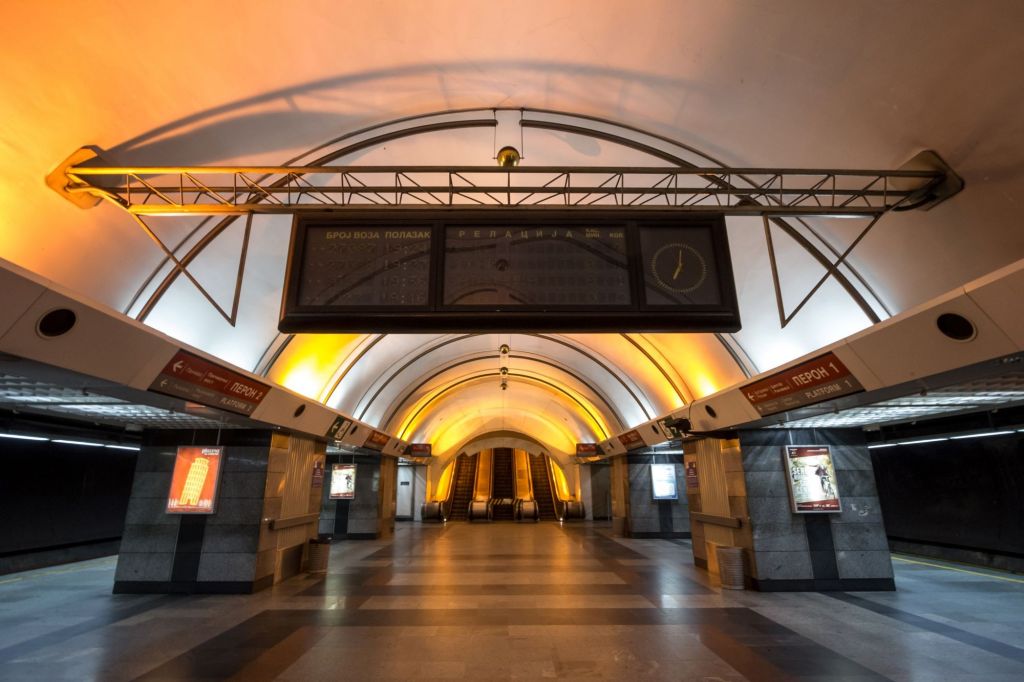 podzemna železnička stanica Vukov spomenik Beograd